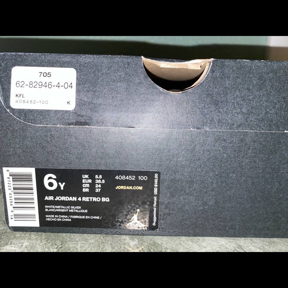 Pure money Jordan 4’s retro